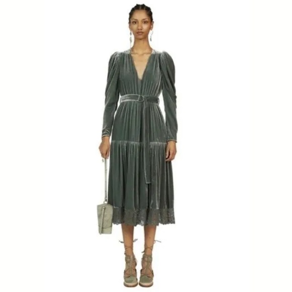 Ulla Johnson Lena Dress in Agave - Picture 2 of 7